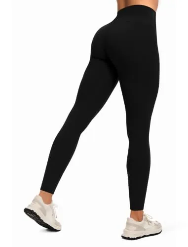 DLOODA High Waist Yoga Leggings, Black
