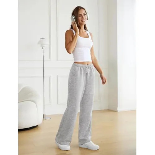 DLOODA Lounge Baggy Sweatpants, Grey, view 4
