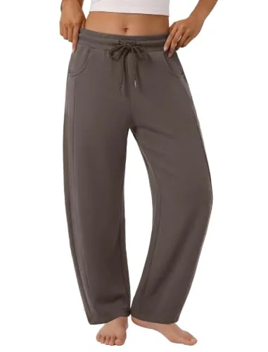 DLOODA Lounge Sweatpants with Pockets, Brown