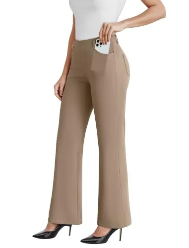 DLOODA Work Flare Pants, Deep Khaki