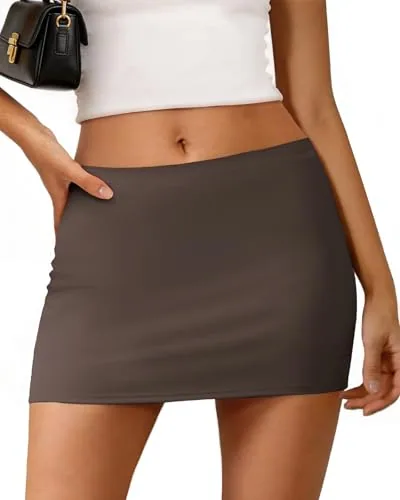 DLOODA Tennis Skirt, Brown