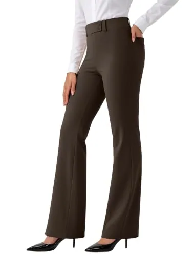DLOODA Work Dress Pants, Brown