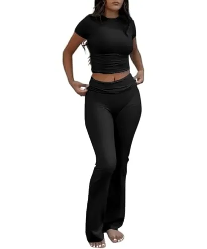 DLOODA Lounge Two Piece Set, Black