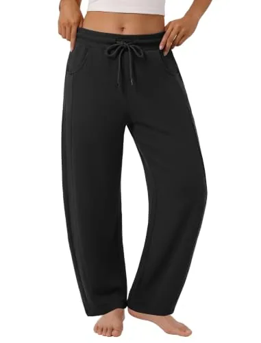 DLOODA Lounge Sweatpants with Pockets, Black