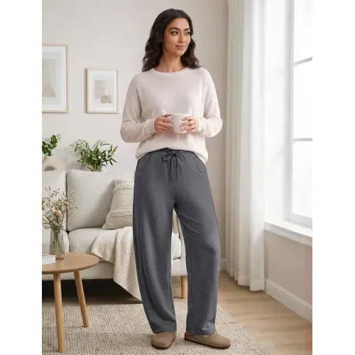 DLOODA Lounge Sweatpants with Pockets, Dark Grey, view 3