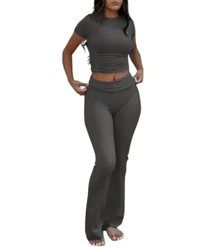 DLOODA Lounge Two Piece Set, Deep Grey
