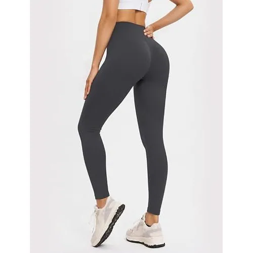 DLOODA High Waist Yoga Leggings, Dark Grey, view 2