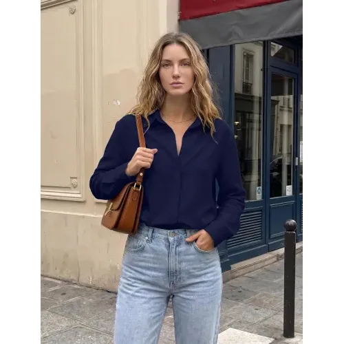 DLOODA Shirt, Navy, view 3