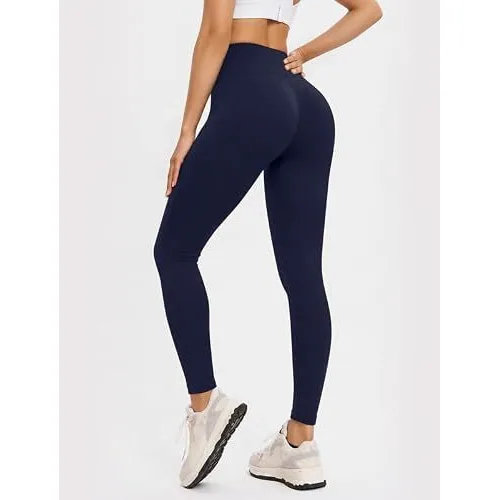 DLOODA High Waist Yoga Leggings, Navy, view 2