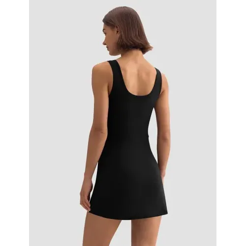 DLOODA Tennis Shorts with Pockets, Black, view 2